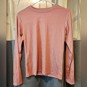 NWOT Ribbed Crew Neck Long Sleeve Shirt